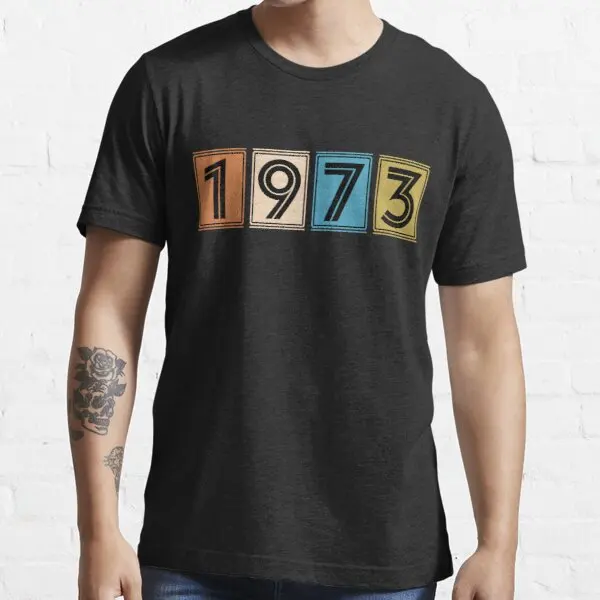 

The Summer Clothes To Protect Women's Rights 1973 Digital Printing Jacket for Men and Women Gothic Letters Short Sleeve T-shirt
