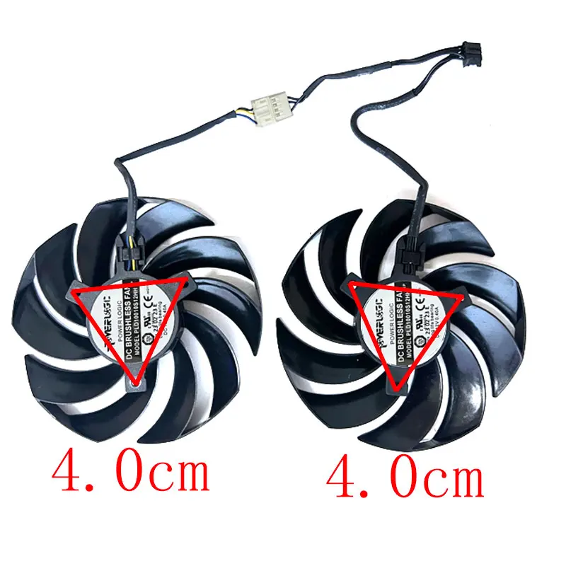 95 мм Новый MSI GeForce RTX4060 4060ti 4070 VENTUS 2X черный сменный вентилятор графической карты OC