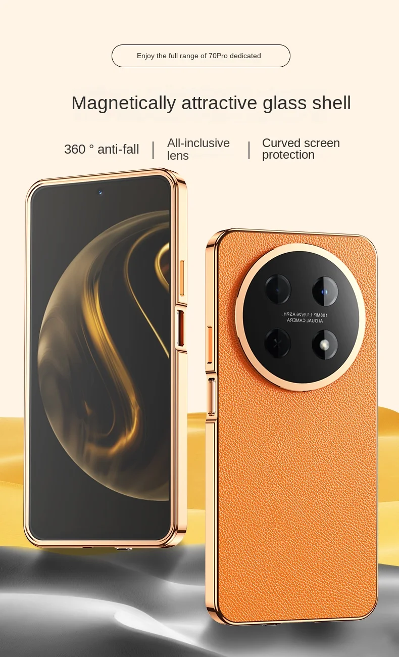 360-градусный металлический бампер с полной защитой прозрачный передний