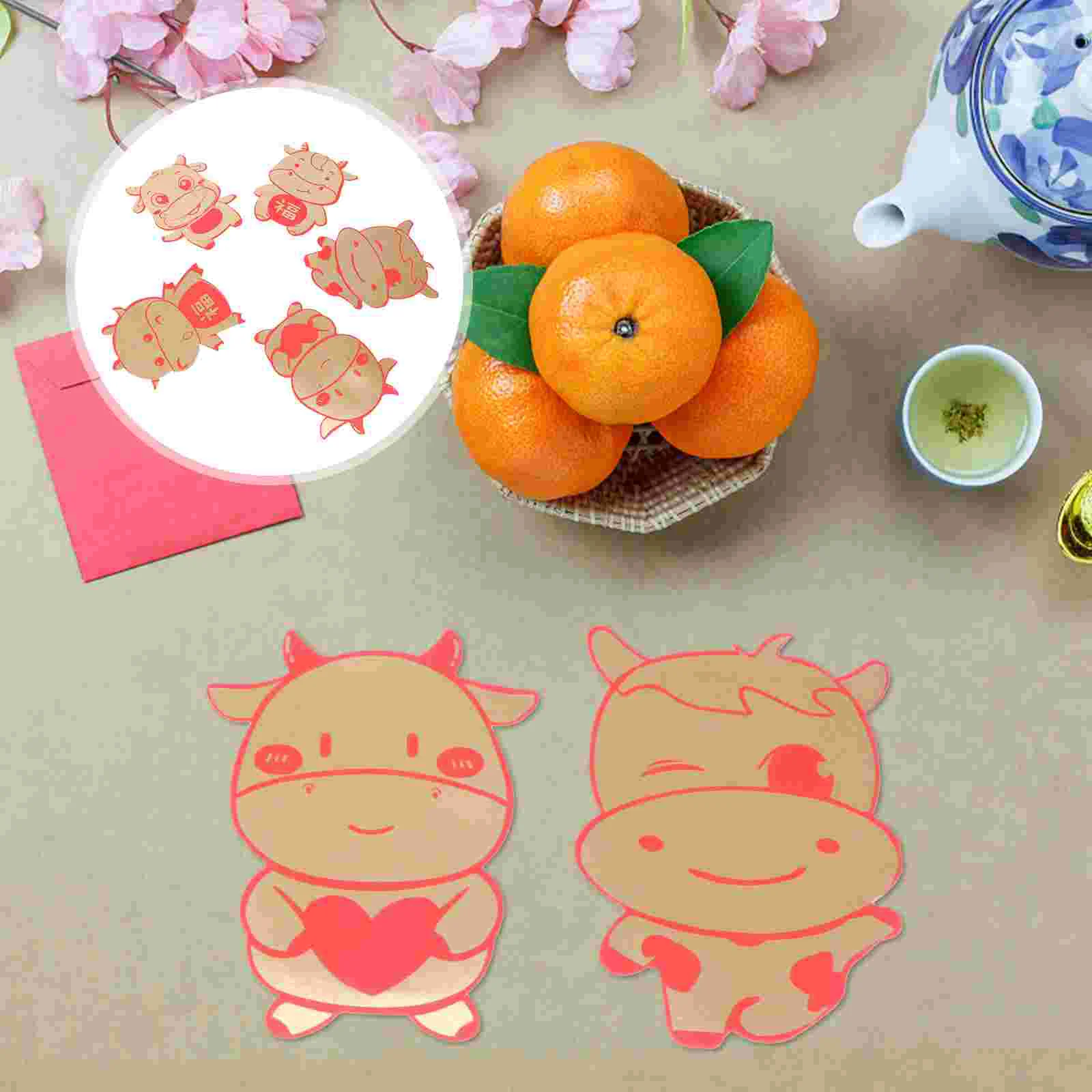 

10Pcs Chinese Packet Hong Bao Envelope Chinese Envelope Lunar New Year Envelopes New Year Red Envelopes