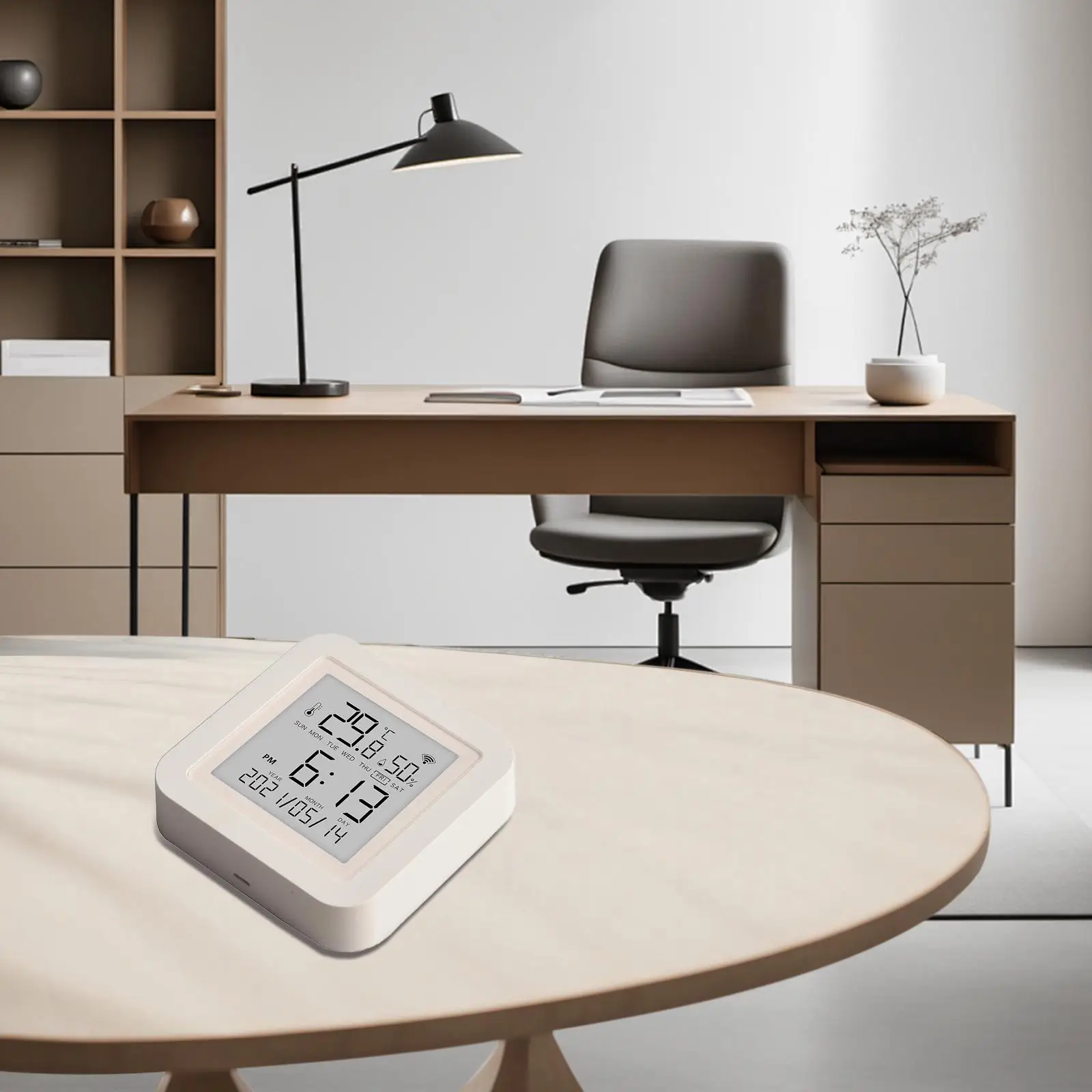 Для Tuya Smart DC 5 В Wi-Fi термометр гигрометр Крытый цифровой датчик температуры с