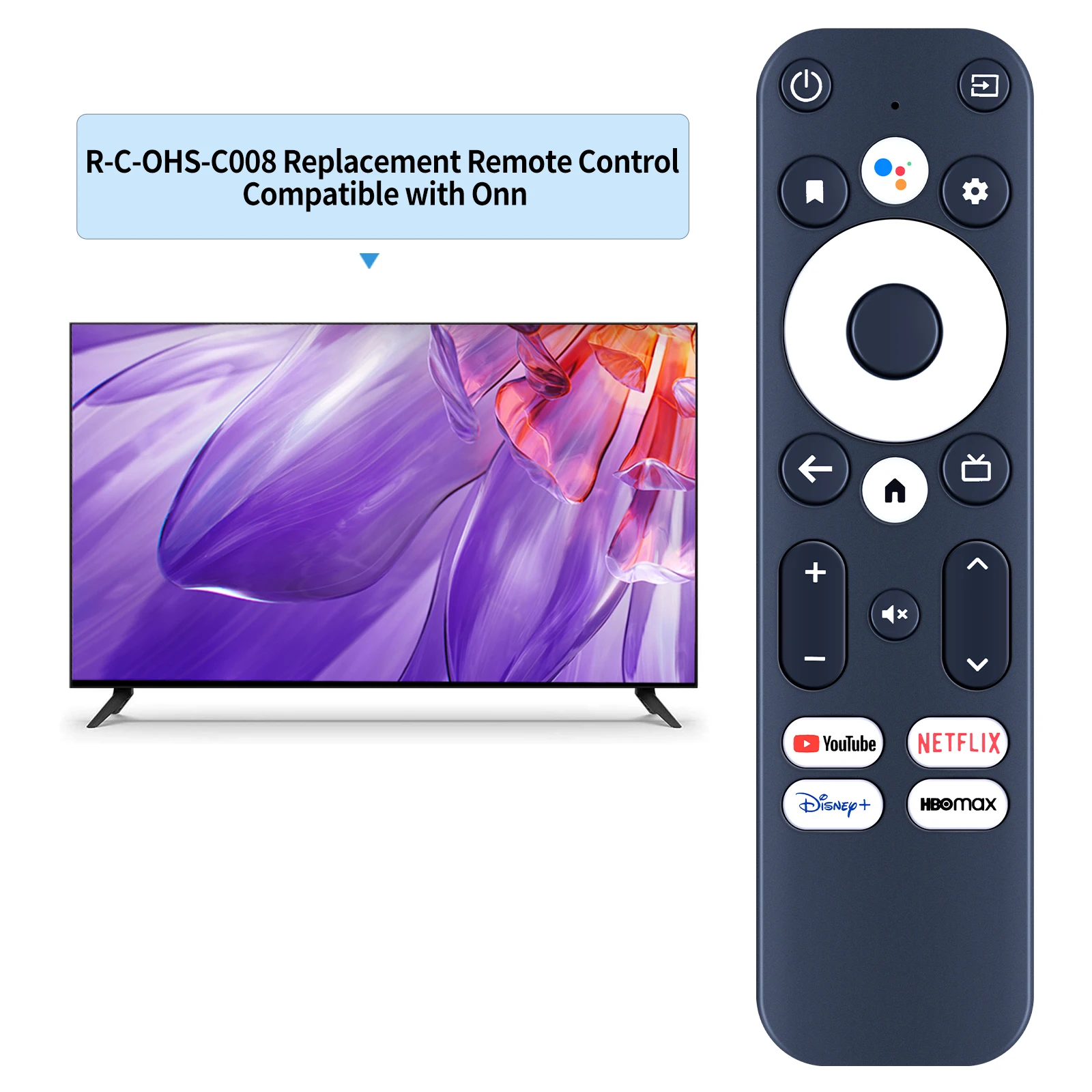 Новый голосовой пульт дистанционного управления для Onn 100024646 100026240 Android TV 4K UHD Stick Box