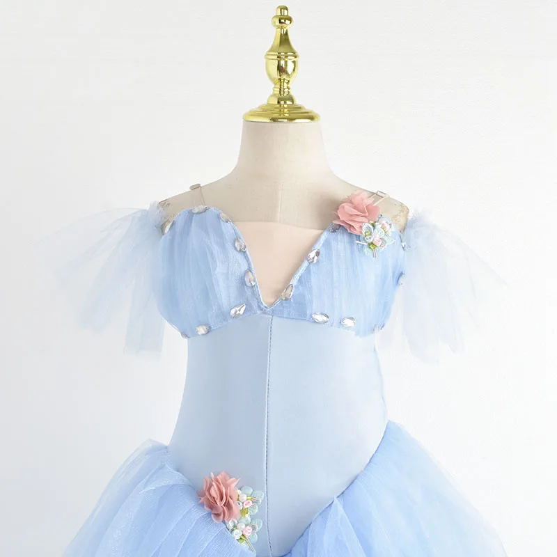 Профессиональная балетная пачка для девочек синее розовое блюдо блинная