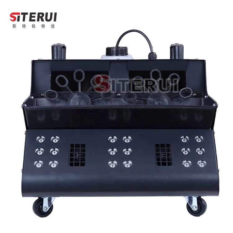 

2000W LED colorful smoke bubble machine stage machine fog bubble machine support DMX remote control for wedding