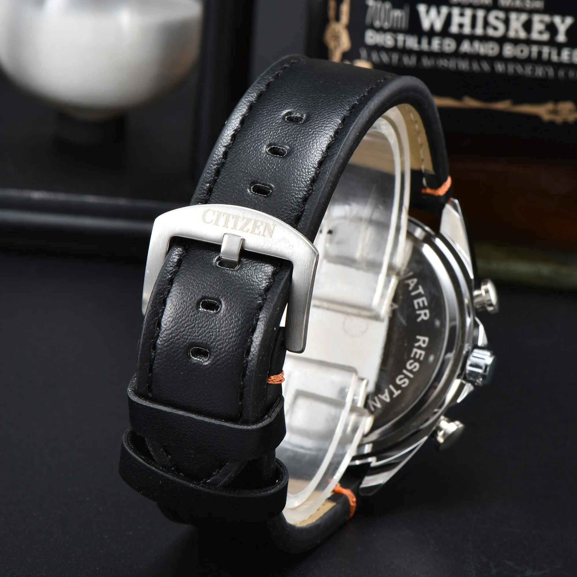 CITIZEN Watch Luxury Fashion Quartz Watch Glow Calendar Waterproof Multifunctional Watch Small Needle Work Men's Watch