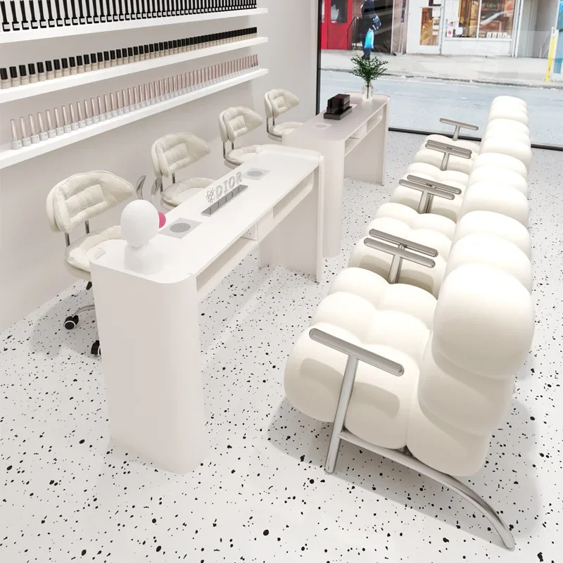 Набор столов и стульев для дизайна ногтей мощный пылесос второго поколения стол