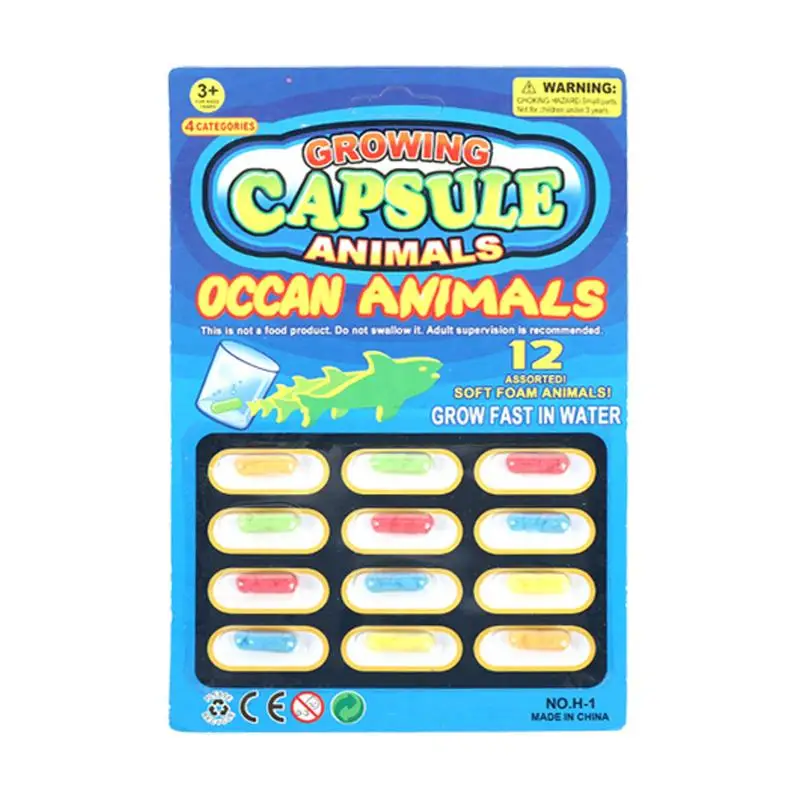 

Grow In Water Toys 12 Pcs Water Animals Toys For Kids Water Animals Toys For Kids Dinosaur Water Toys Fun Educational Water