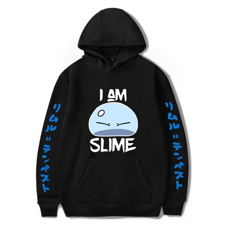 

Толстовка с рисунком аниме Tensei Shitara Slime Datta Ken, толстовка в стиле оверсайз в стиле хип-хоп Харадзюку, Повседневная Уличная одежда, пуловер для ...