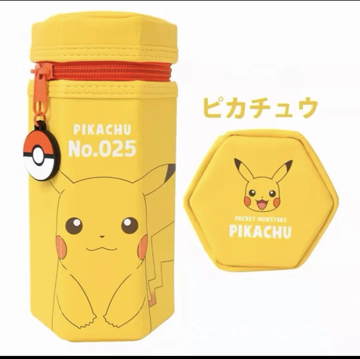 

Anime Pokemon Pikachu Bulbasaur Gengar Mewtwo Cartoon Hexagonal Pencil Case Students Stationery School Supplies Kids Gift