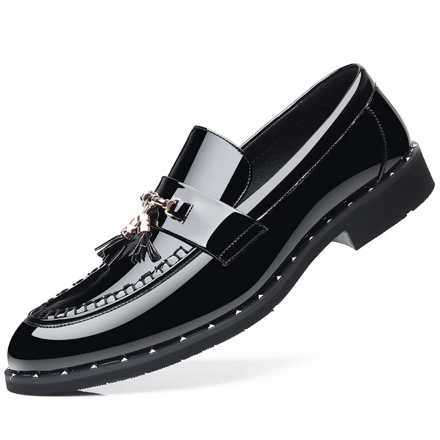 Fashion Leather Loafers Men Shoes 
