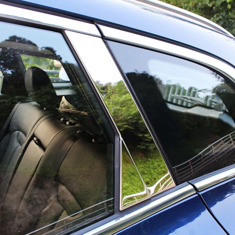 6 шт. декоративные наклейки на окна B-Pillar оконная рамка Центральная стойка Обложка