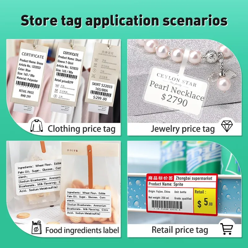 Самоклеящаяся бумага для этикеток милая мультяшная серия термоэтикетки ценники