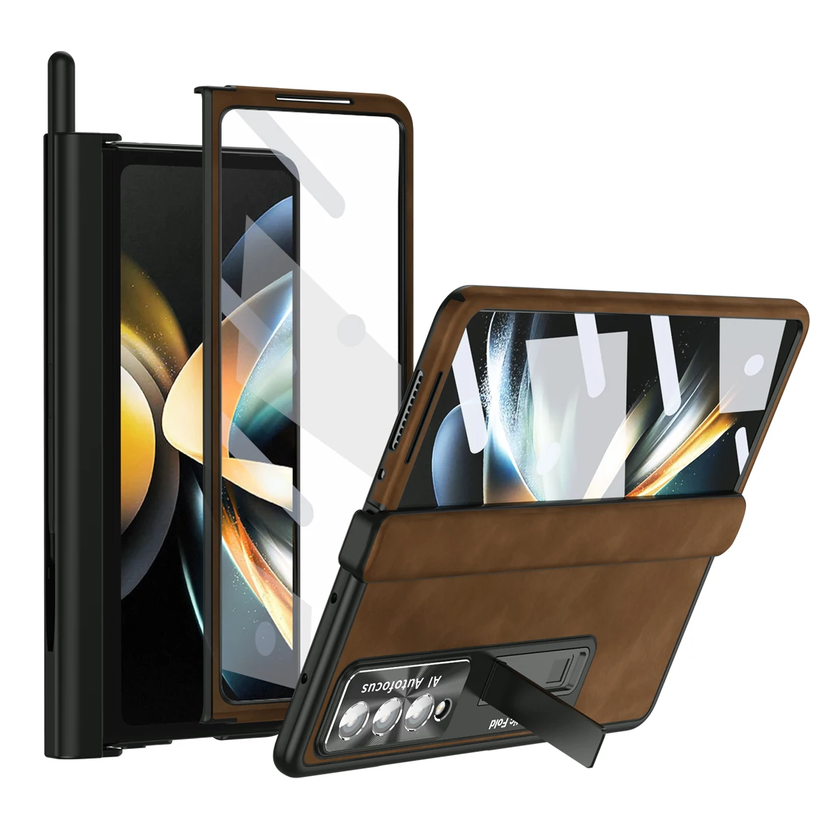 

Чехол из закаленного стекла с защитой от царапин для samsung z fold 4 Fold4 S