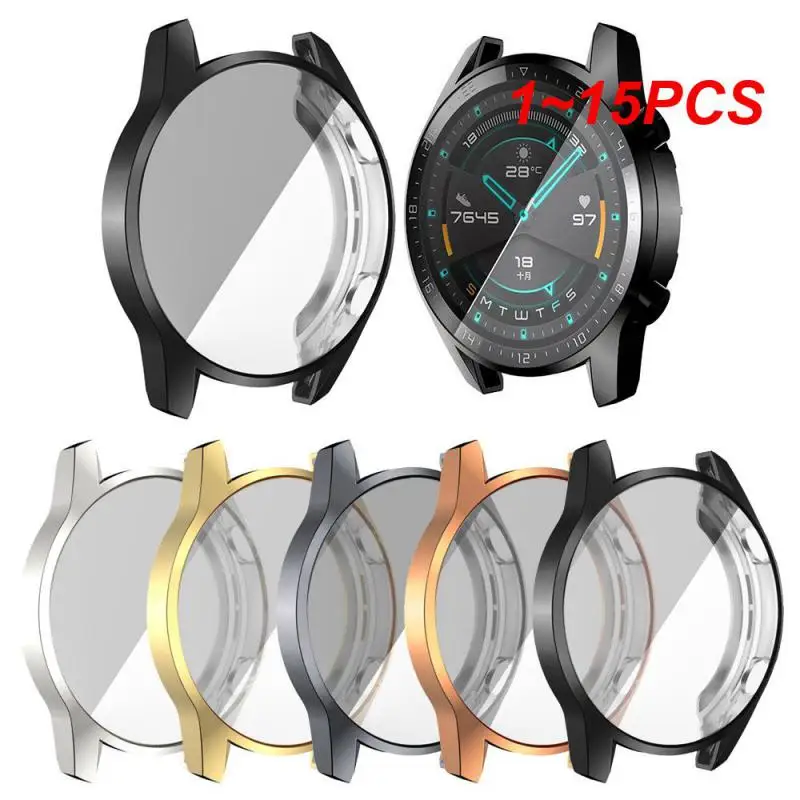 

Чехол для Huawei watch GT 2e GT 2 46 мм band Watch GT 3 46 мм/GT2e/GT2 /GT3, Защитная пленка для всестороннего экрана, бампер, 1 ~ 15 шт.