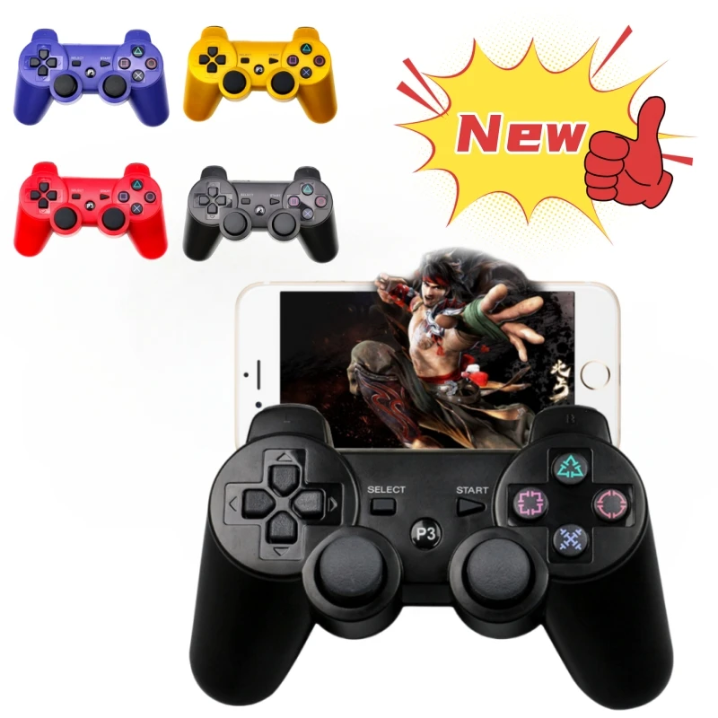 

New Support Bluetooth Wireless Gamepad For PS3 Console For USB PC For Sony Playstation 3 Controller Joystick Game Accessories