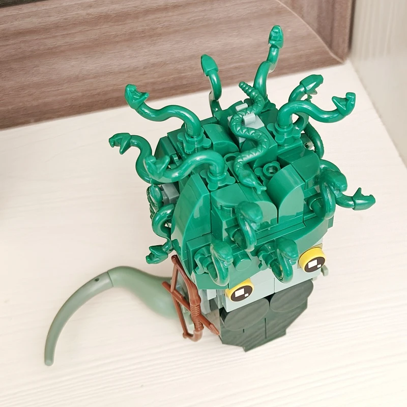 Конструктор Medusa BRICKHEADZ из АБС-пластика мини Экшн-фигурки игрушки