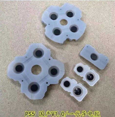 10 компл. для PS4 JDM-001/010 JDS-030/040/050/055 силиконовая проводящая резиновая кнопка D Pad для PS5 PS4 Pro PS3 PS2 PSP1000 контроллер