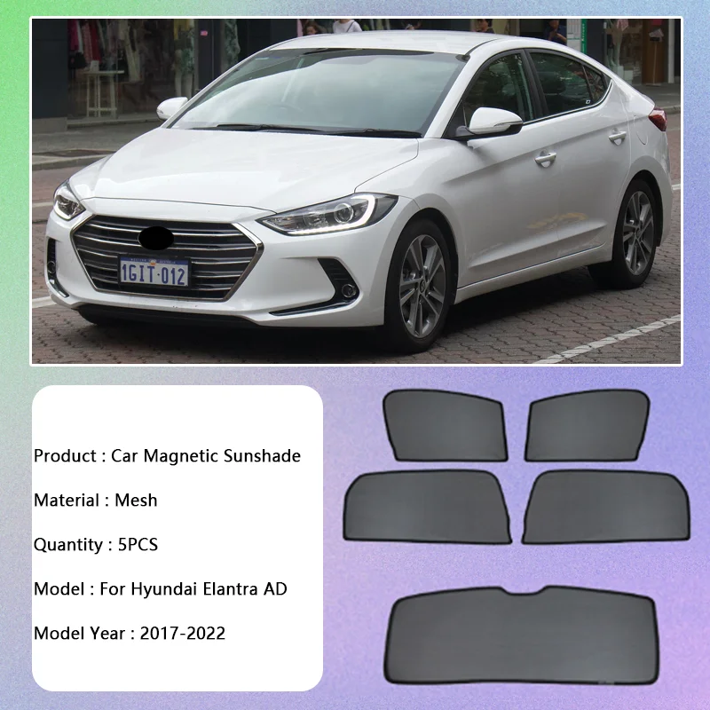 Для Hyundai Elantra AD Avante 2017 2018 2019 2020 2021 2022 солнцезащитный козырек для окон шторка