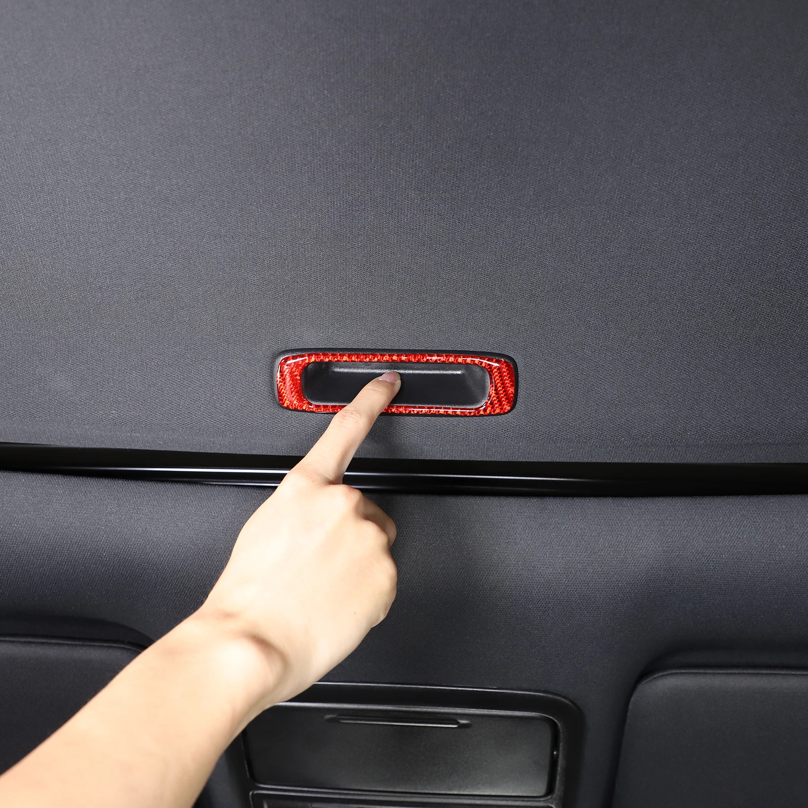 

For Honda Pilot 2015-2022 Soft Carbon Fiber Car Roof sunroof switch frame Cover Trim Stickers Car Accessories interior