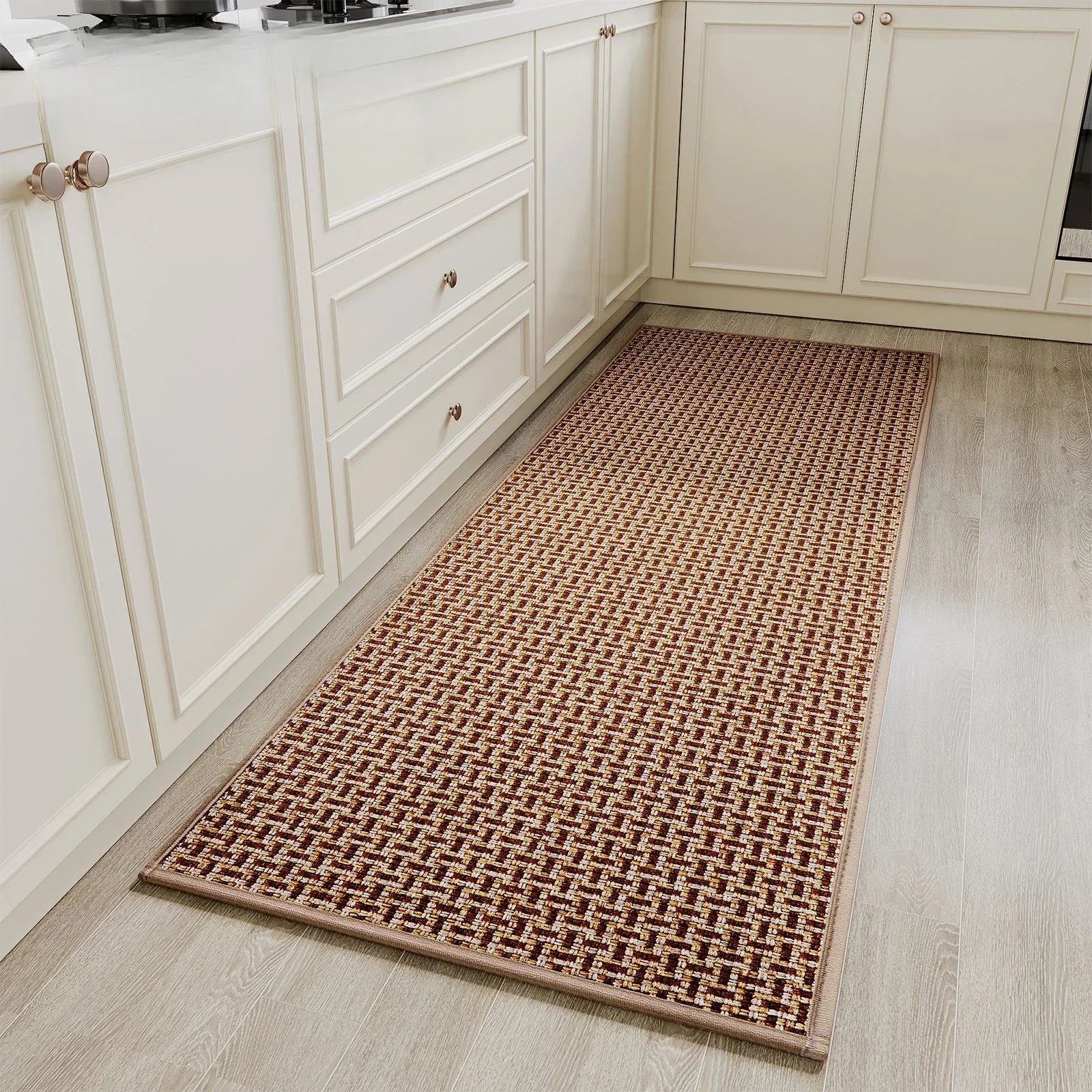 Тканый кухонный напольный коврик высокой плотности маслопоглощающий и