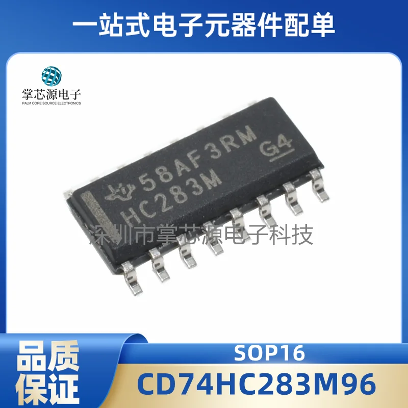 

Новый оригинальный CD74HC283M96 CD74HC283 silkscreen HC283M CMOS logic SOP-16
