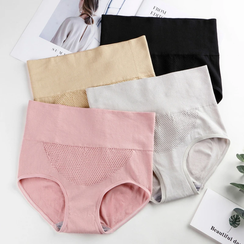 

Explosion Models Women's Thread In The Waist Underwear Breathable Briefs Cotton Solid Color Manufacturers Wholesale