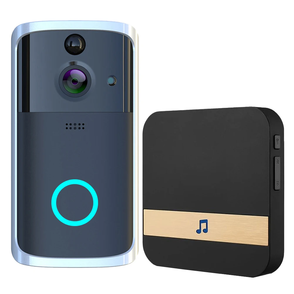 

Remote Monitoring Doorbell Camera WiFi Connection PIR Motion Detection Real Time Notifications Easy Installation