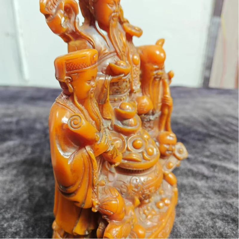 Оптовые украшения из смолы три звезды удачи процветания и долголетия статуя арка