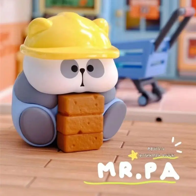 

MR.PA Working Week Series Mystery Box Blind Box Toys Cute Anime Figure Guess Bag Doll Desktop Ornaments Kawaii Birthday Gift