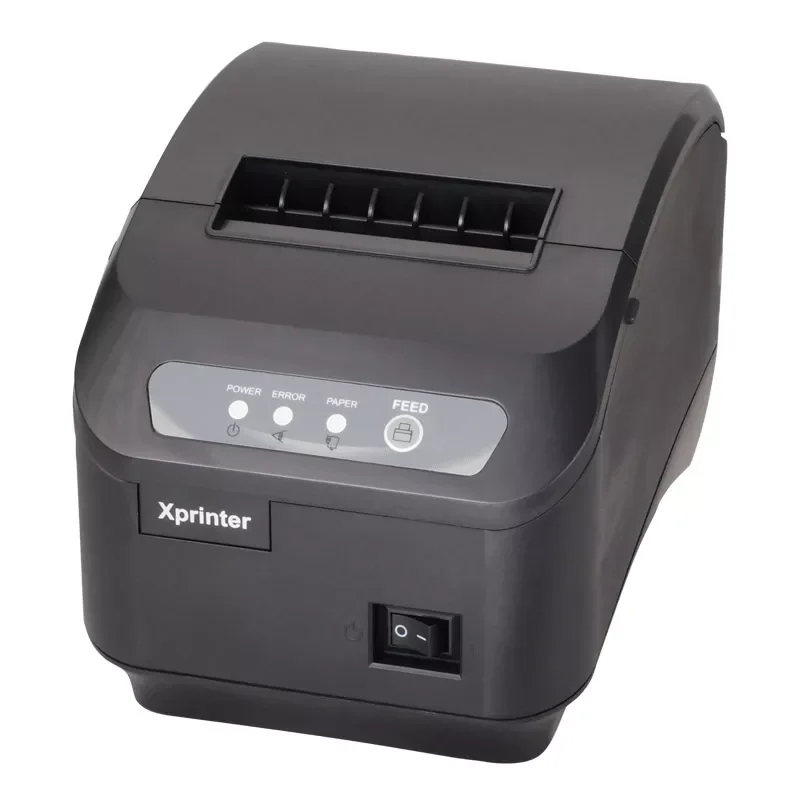 

2022 High stability 200mm/s 80mm thermal printer POS printer Kitchen printer with Auto Cutter printer with USB+Serial / Lan Port