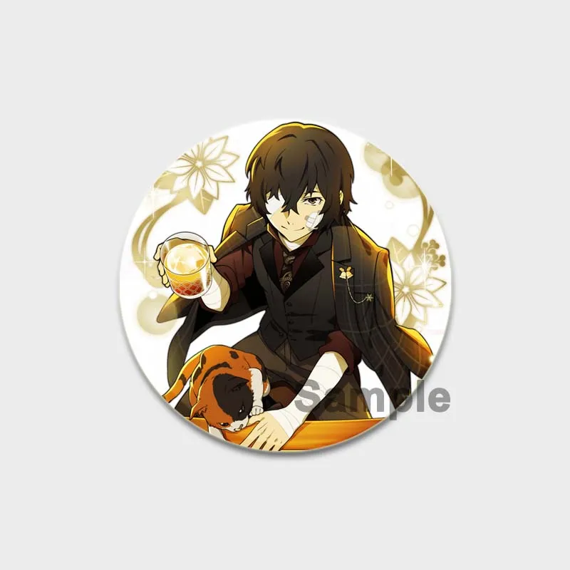 Булавки Бунго Страй Догз из пластика