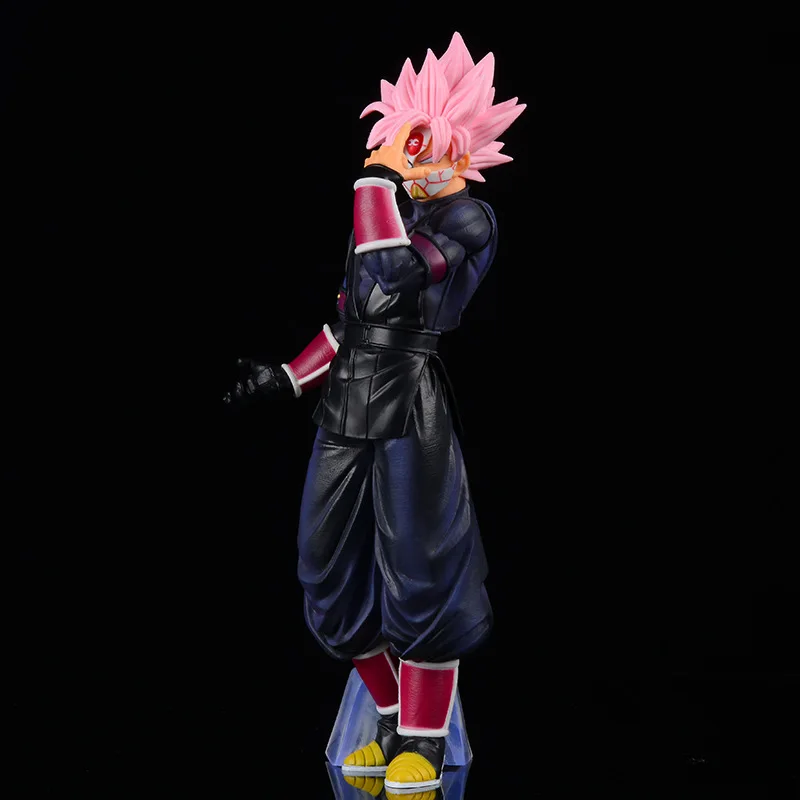 

27cm Anime Dragon Ball Action Figure Super Saiyan Mask Rose Son Goku Zamasu Fighting Figurine PVC Collection Model Toy Doll Gift
