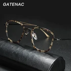 Очки-авиаторы из чистого титана для мужчин и женщин, оптические аксессуары в оправе, при близорукости, роскошные прозрачные, по рецепту