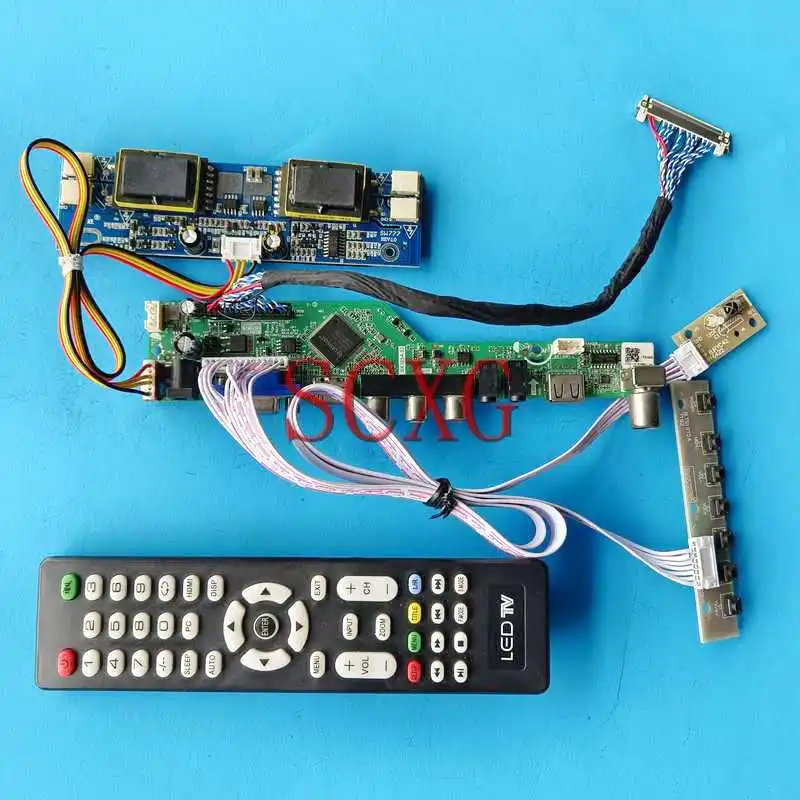 

Контроллер для монитора ноутбука HT170E01 HT170EX1, плата 17 "LVDS 30 Pin 4CCFL, комплект «сделай сам», VGA HDMI-совместимый AV USB 1280*1024