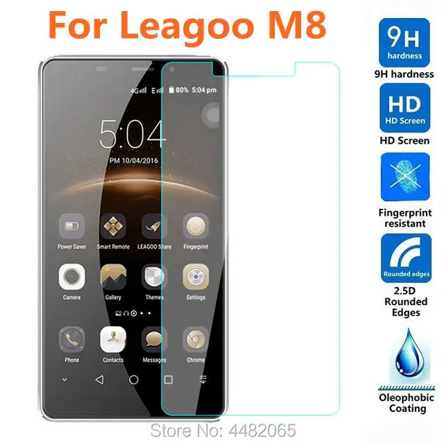 for leagoo m8 pro tempered glass 9h front protective film explosion-proof screen protector for leagoo m8 safety shield guard