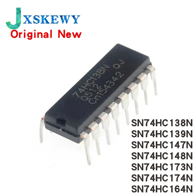 Корпус типа SN74HC138N DIP 74HC138N 74HC138 DIP-16 SN74HC139N SN74HC147N SN74HC148N SN74HC173N SN74HC174N 74HC139 74HC164 SN74HC164N, 10 шт.