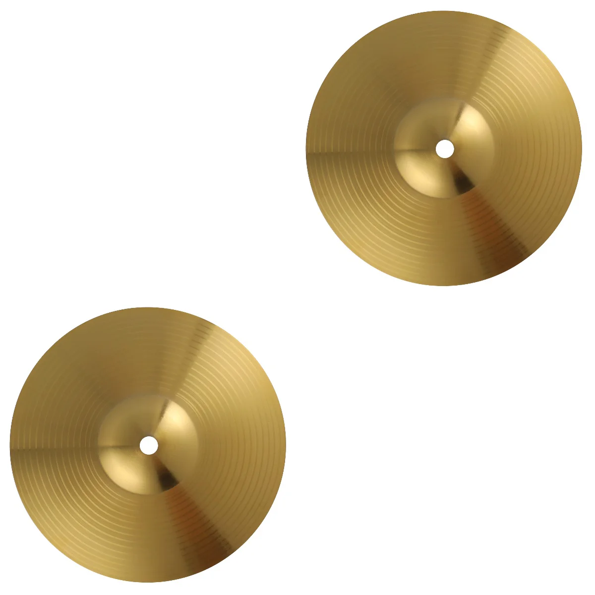 

2 Cymbal Hat Drum Cymbal Ride Cymbal Drum Percussion Cymbal Crash Cymbal (8 Inch)