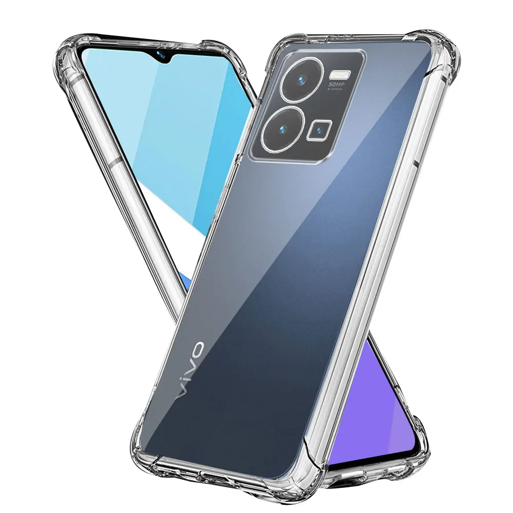 ДЛЯ Vivo Y35 2022 чехол силиконовый мягкий прозрачный противоударный защитный для + Plus
