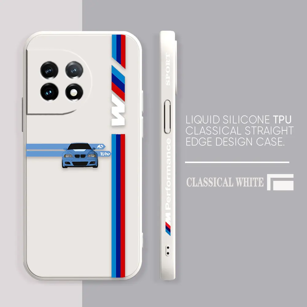 Phone Case For Oneplus 11 10 9 9R 9RT 8 8T 7 7T 5 5T 6 ACE 2V NORD Pro Case Cover Funda Cqoue Shell Capa Luxury M-BMW Sports Car