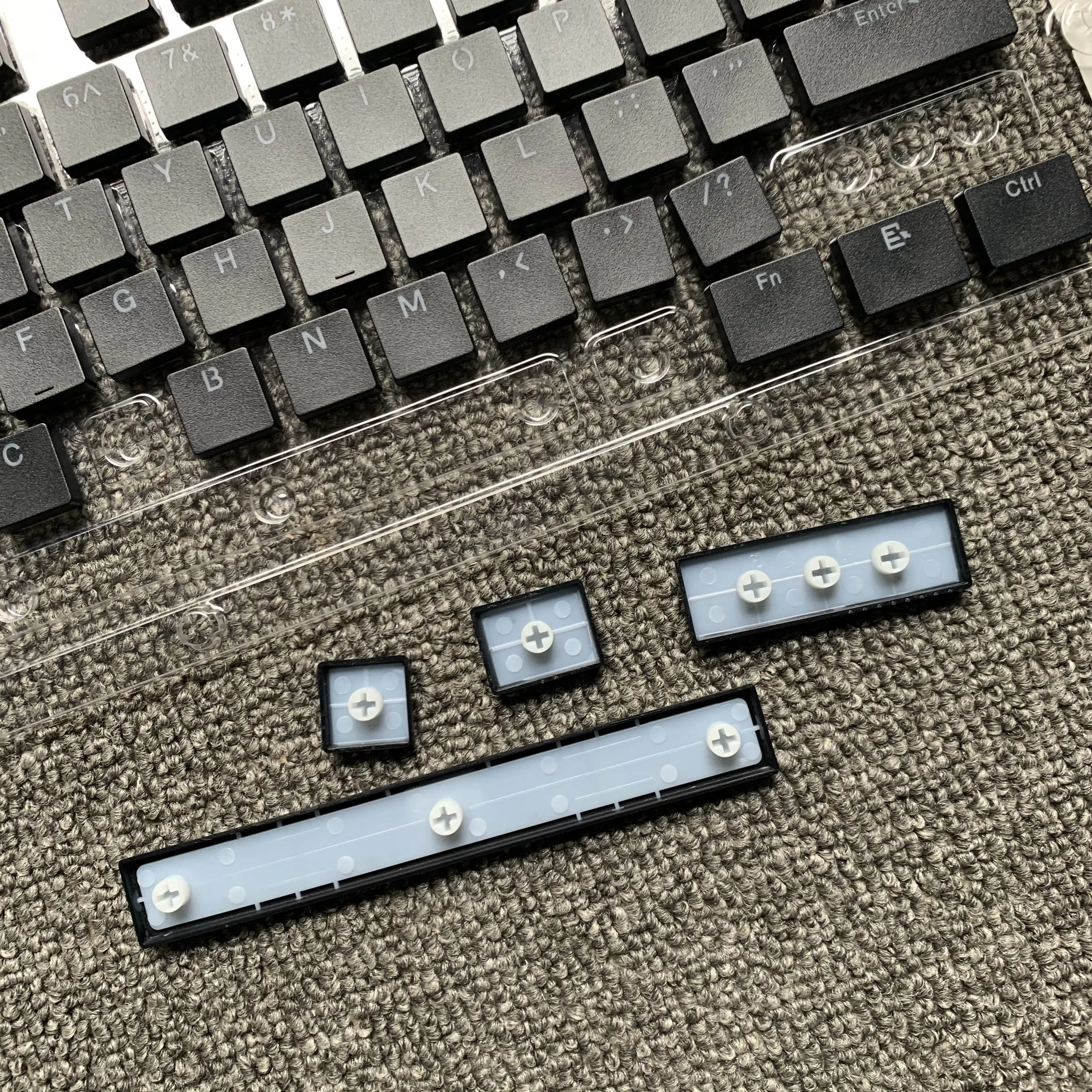 Chocolate Keyboard Style Keycaps,Island-style Keycap Set for Mechanical Keyboard,Chiclet Keyboard,MX stem,Backlit support images - 6