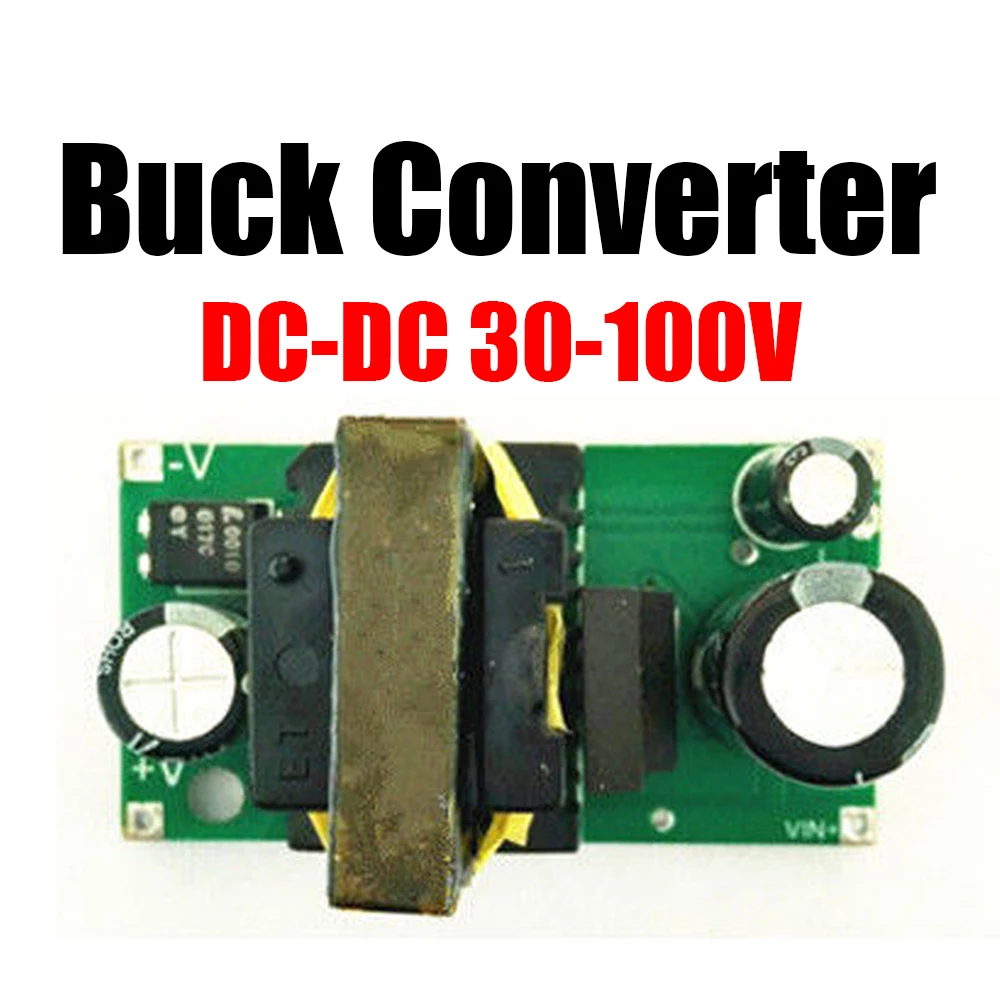Стандартный понижающий преобразователь, постоянный ток 24-100 в, 36 В, 48 В, 64 в, 72 в, 84 в, 96 в 5 В, 12 В/24 В, 2 А, модуль источника питания с регулируемым напряжением