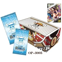 one piece cards op 3005 box roronoa zoro luffy animation peripheral collection flash cards game children table toys gifts unisex