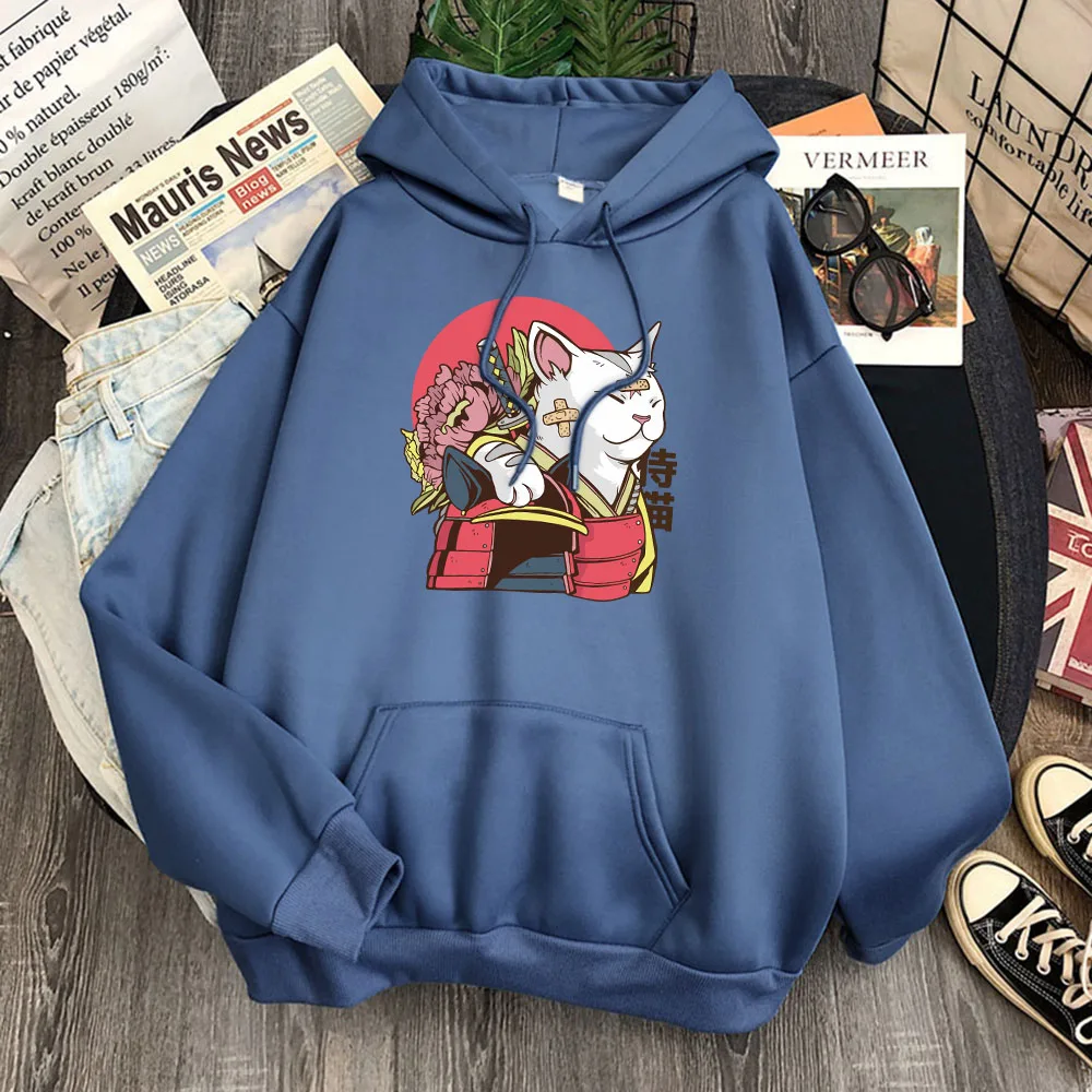 

Свитшот Triumph Return с изображением раненого кота, цветка, красного солнца, черного цвета, Мужской пуловер, толстовка, теплая уличная одежда, сво...