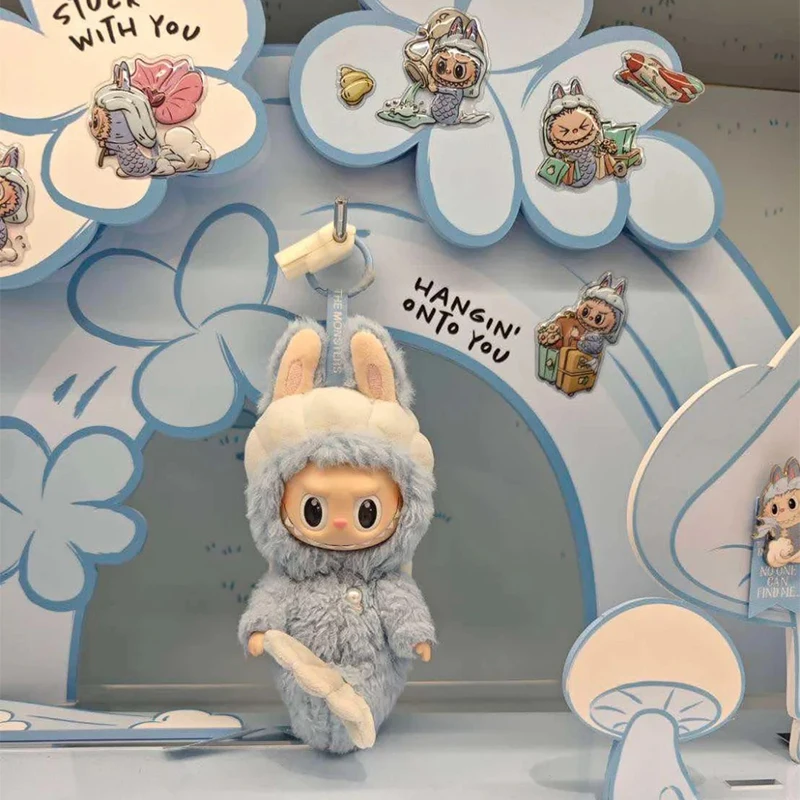 Подлинная Сингапурская ограниченная новая виниловая кукла Merlion Labubu плюшевая