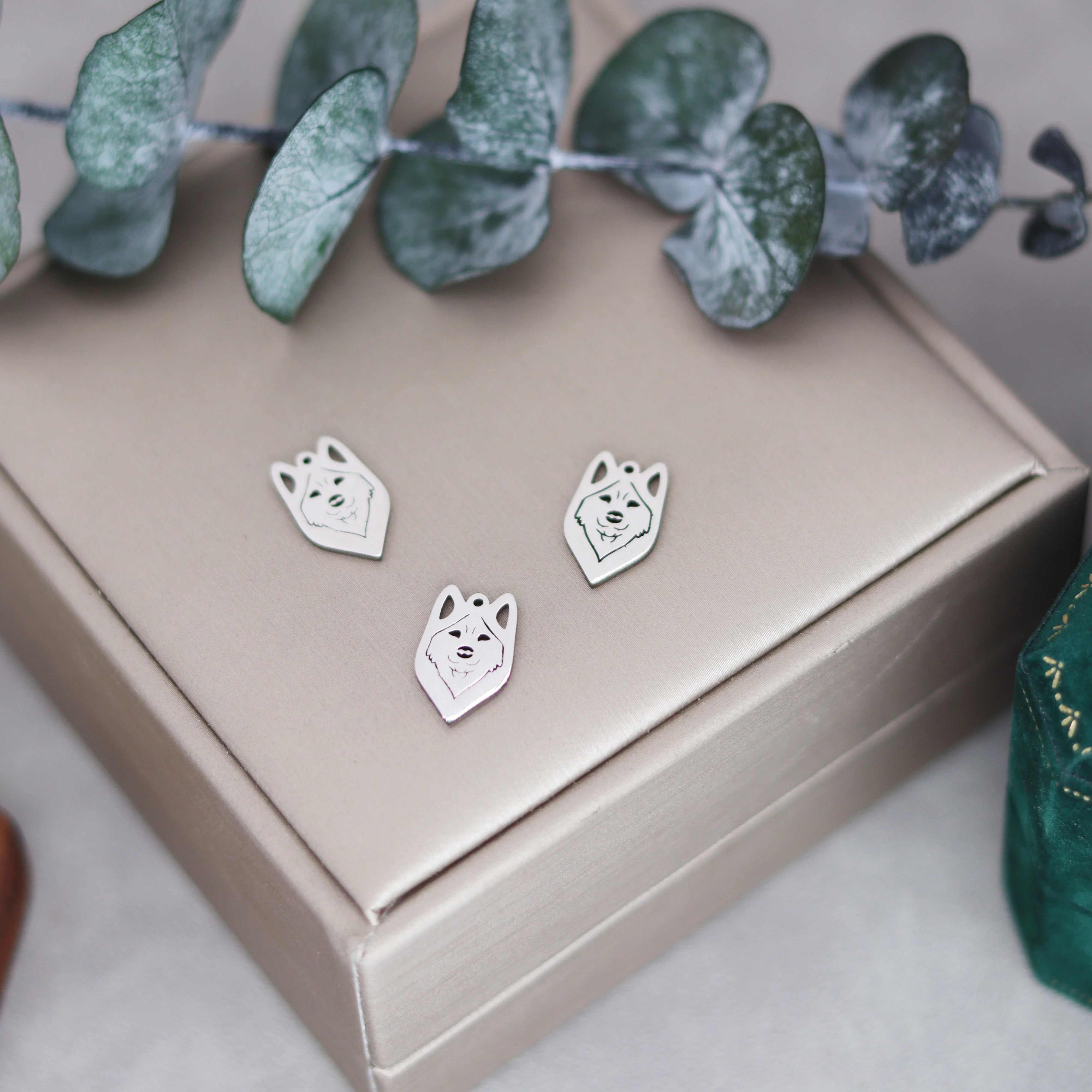 3 шт. подвеска для сережек из нержавеющей стали