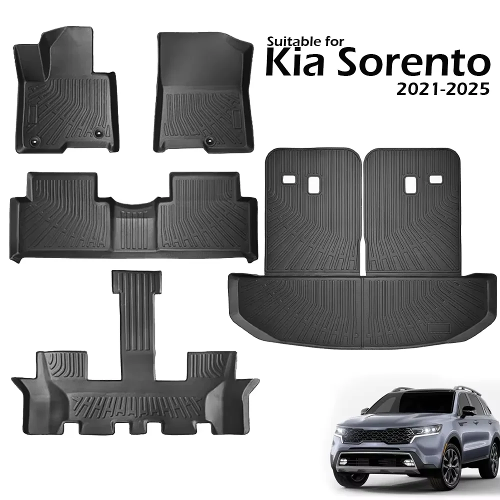 Коврики для багажника Kia Sorento Hybrid Cargo Liner 2021-2024 2025 года всепогодный коврик в
