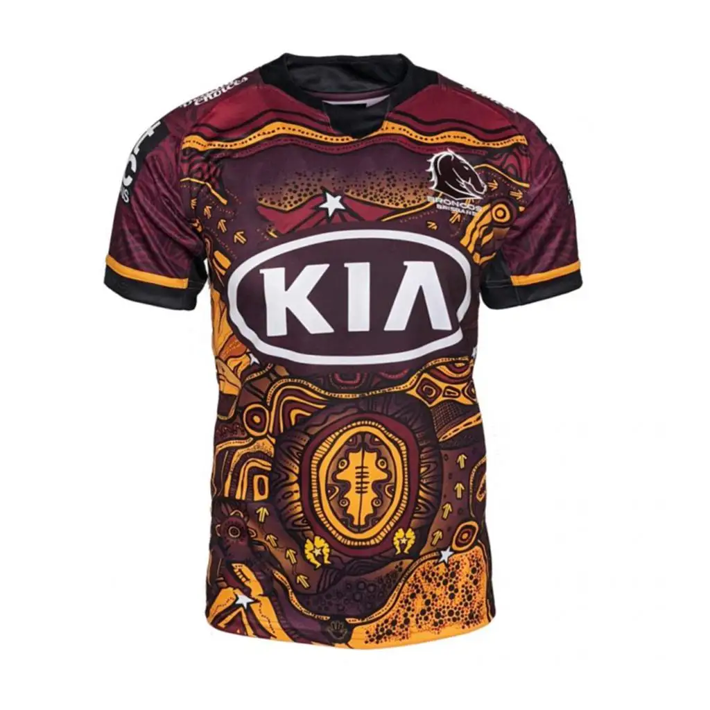 

2021 Brisbane Broncos Indigenous Rugby Jersey