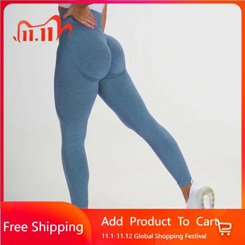 

Seamless Knitted Hip Raising Moisture Wicking Yoga Pants Sports Fitness Pants Sexy Hip Showing Women Leggings Sport Fitness