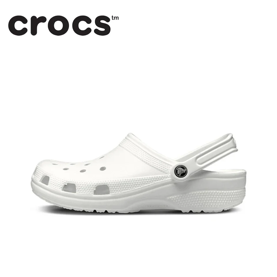 Сандалии Crocs унисекс с закрытым носком классические Повседневные слипоны