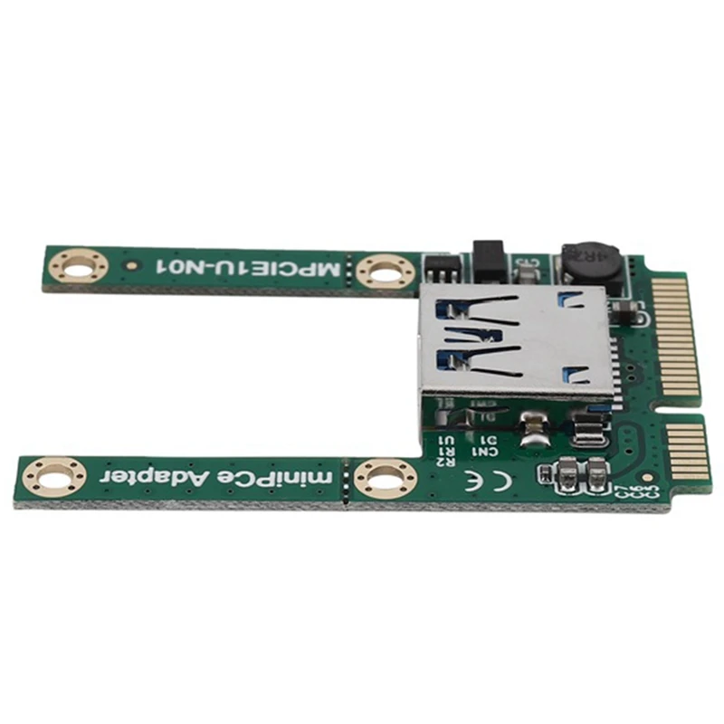 Карта адаптера Mini PCI-E — USB3.0 Адаптер PCIe USB 3.0 подходит для ноутбуков